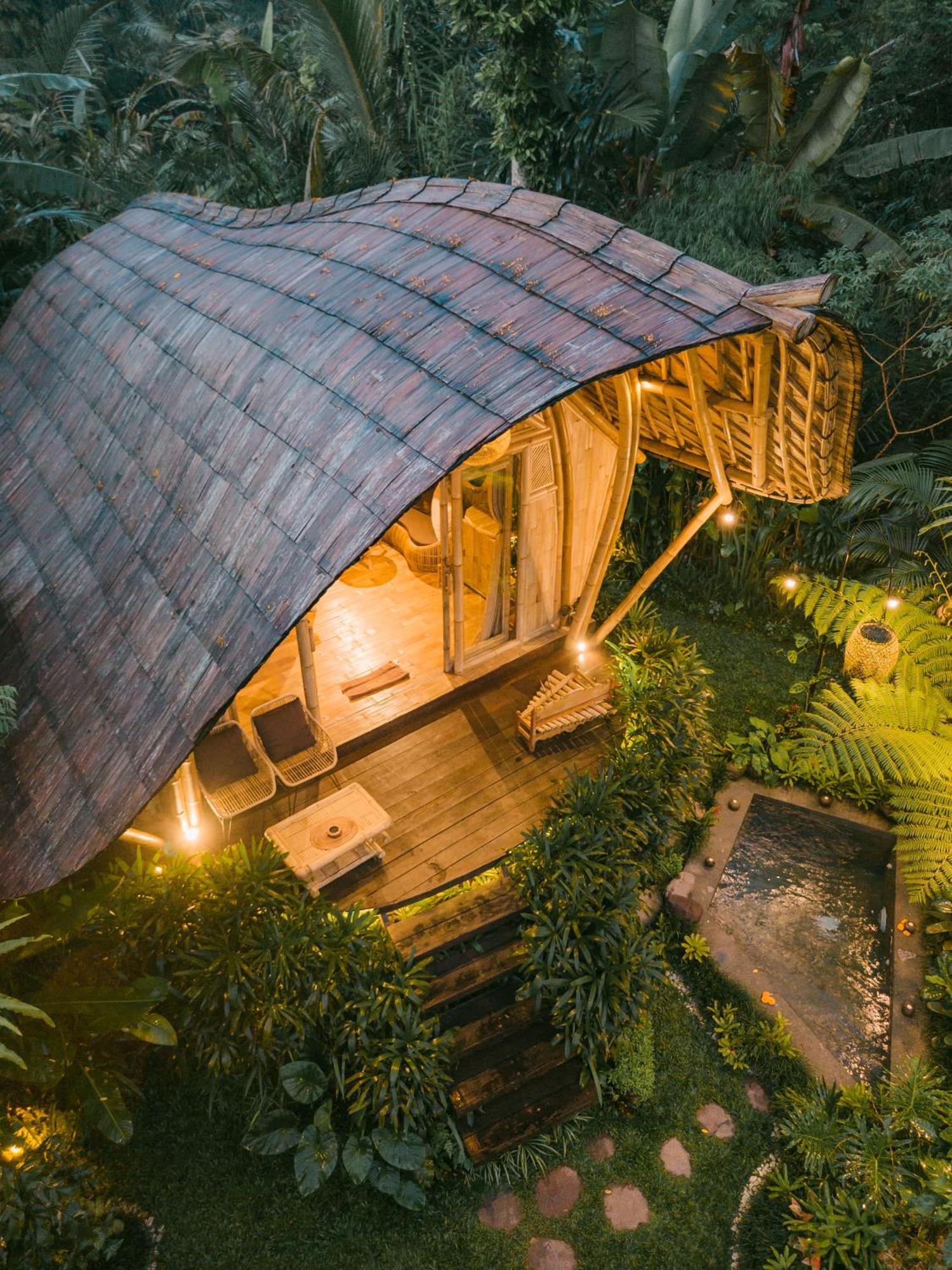 Villa Arcada Bali Bamboo House Sidemen  Exterior foto
