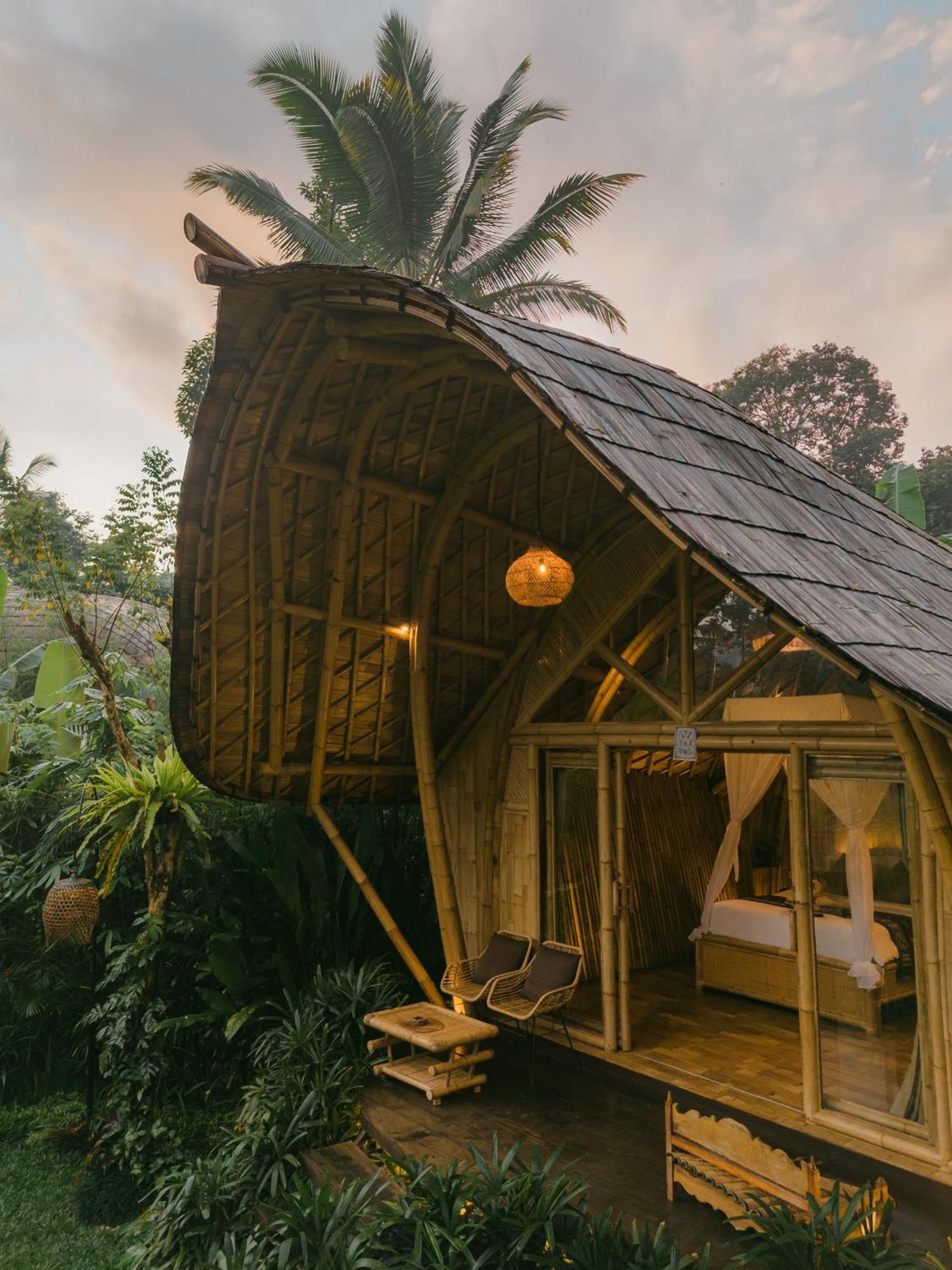 Villa Arcada Bali Bamboo House Sidemen  Exterior foto