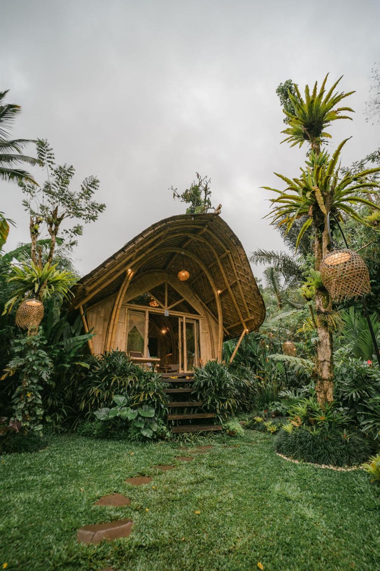 Villa Arcada Bali Bamboo House Sidemen  Exterior foto