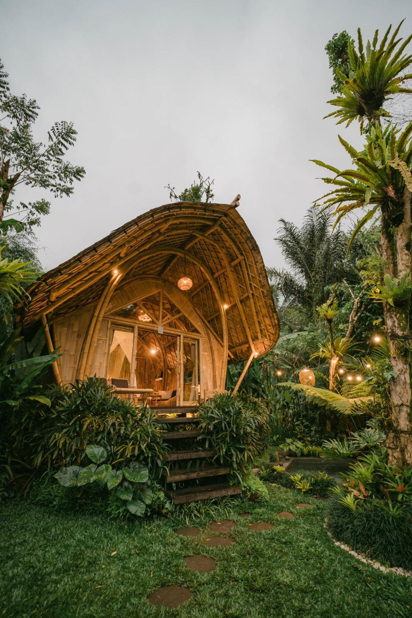 Villa Arcada Bali Bamboo House Sidemen  Exterior foto