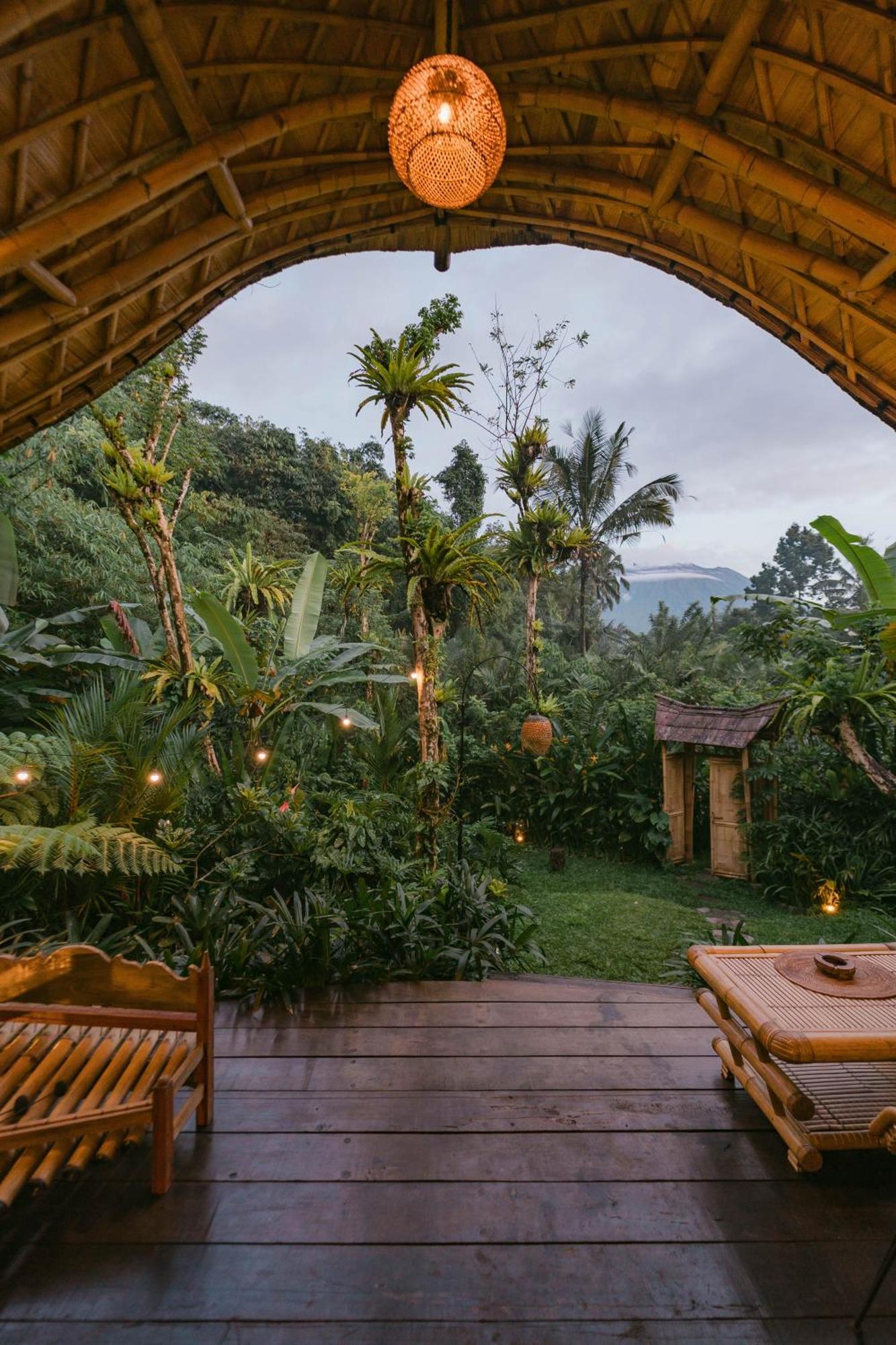 Villa Arcada Bali Bamboo House Sidemen  Exterior foto