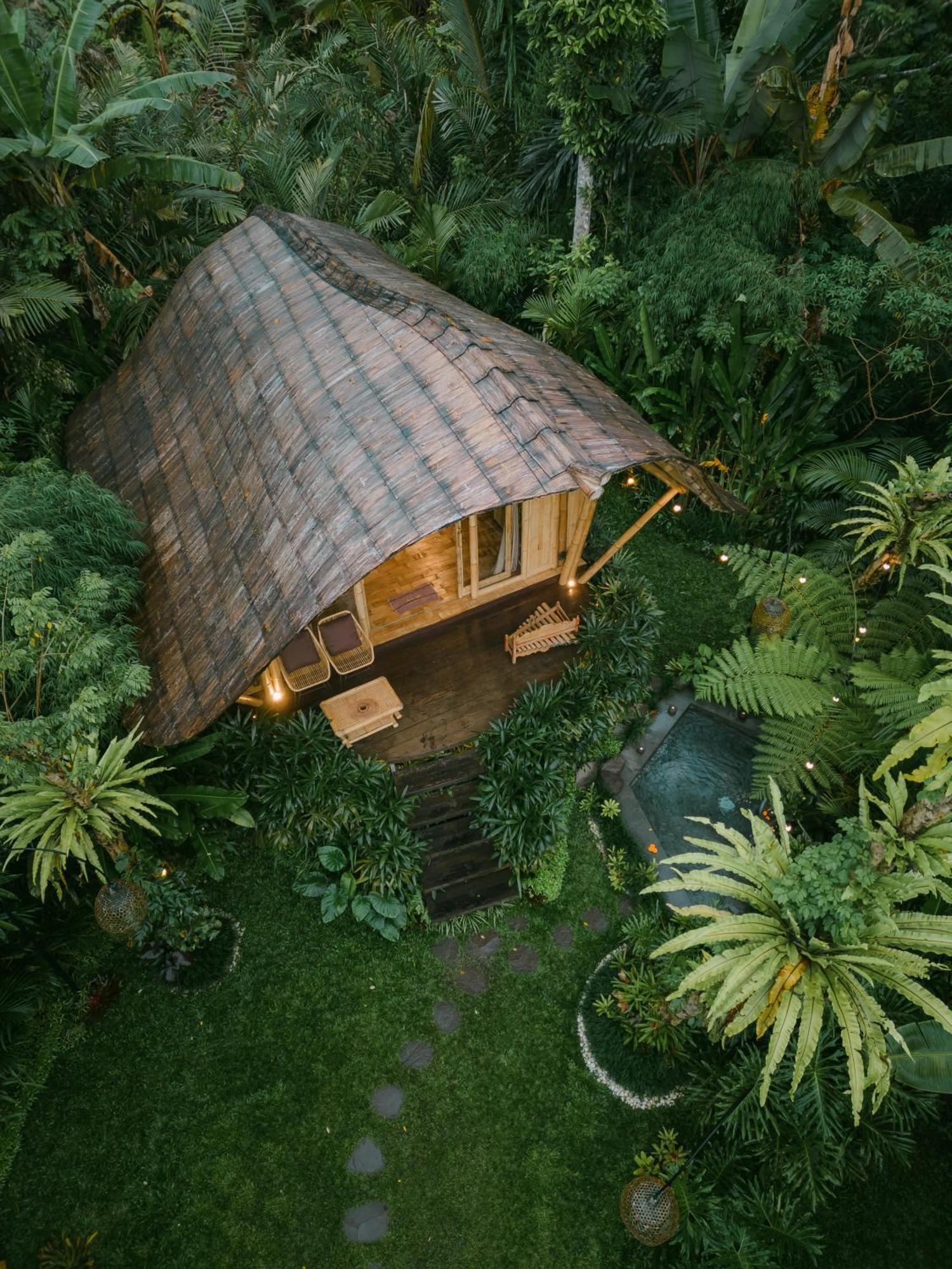 Villa Arcada Bali Bamboo House Sidemen  Exterior foto
