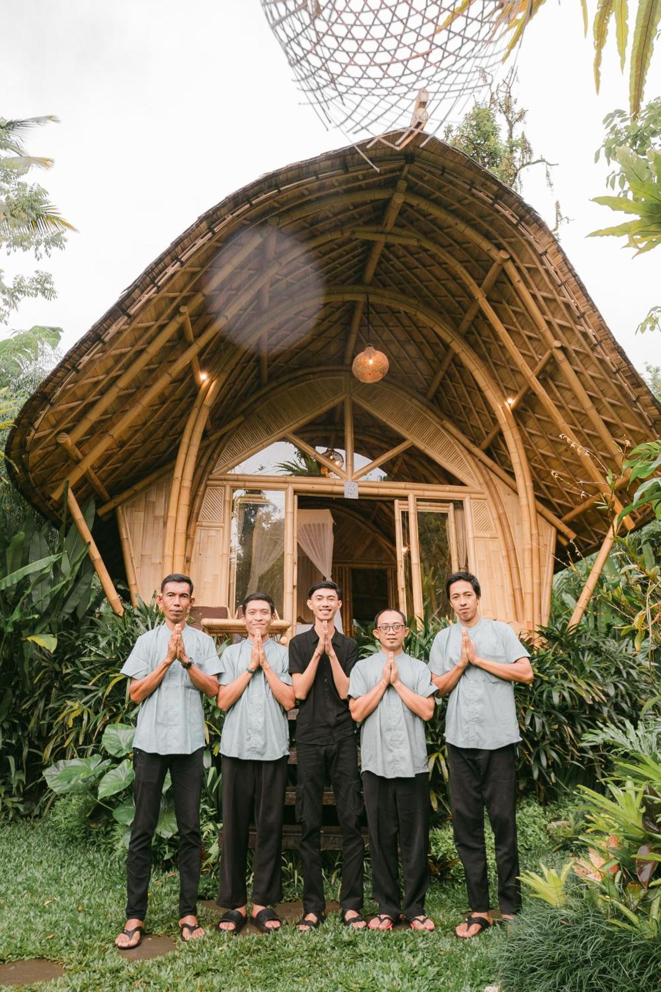 Villa Arcada Bali Bamboo House Sidemen  Exterior foto