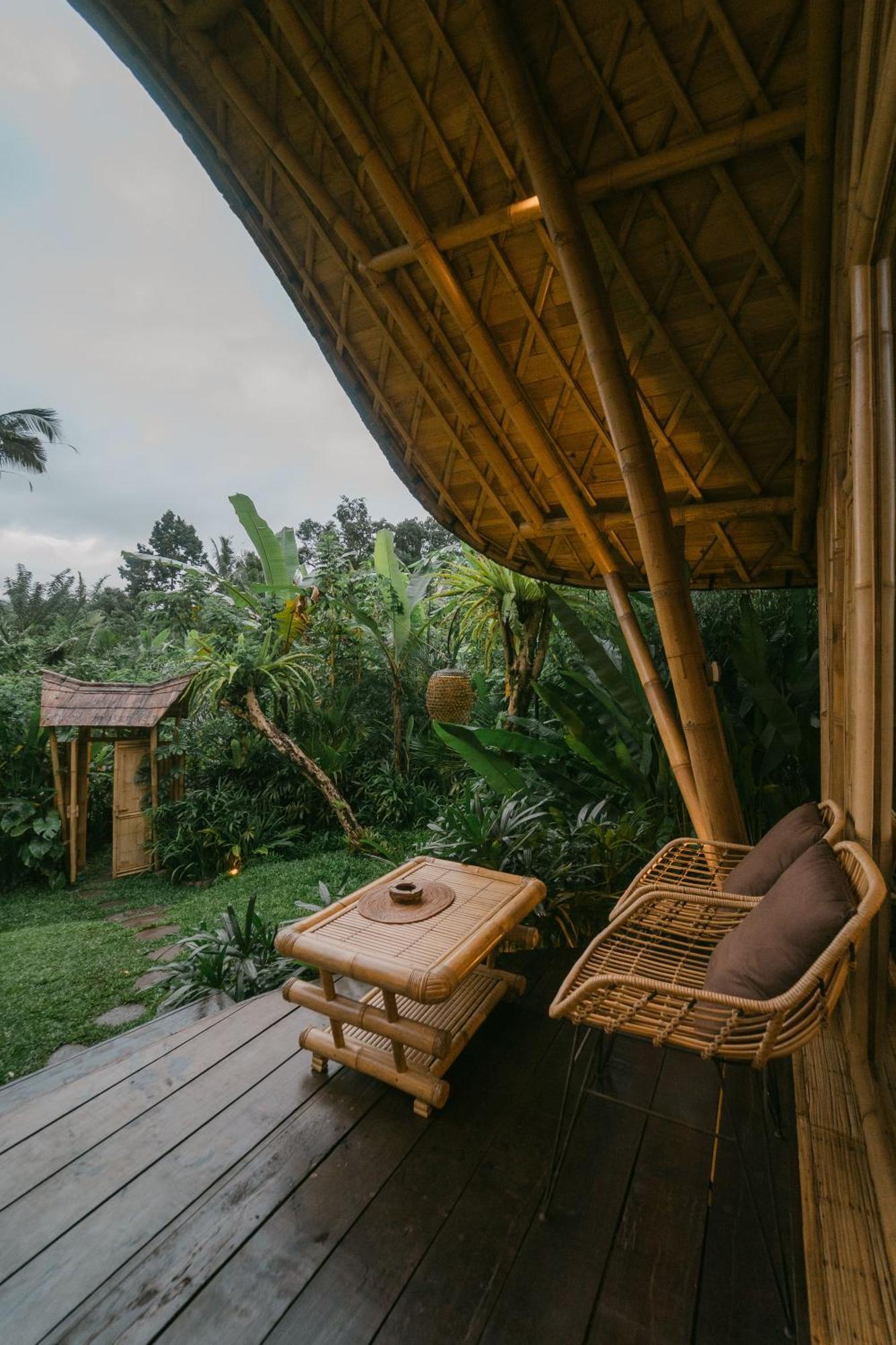 Villa Arcada Bali Bamboo House Sidemen  Exterior foto