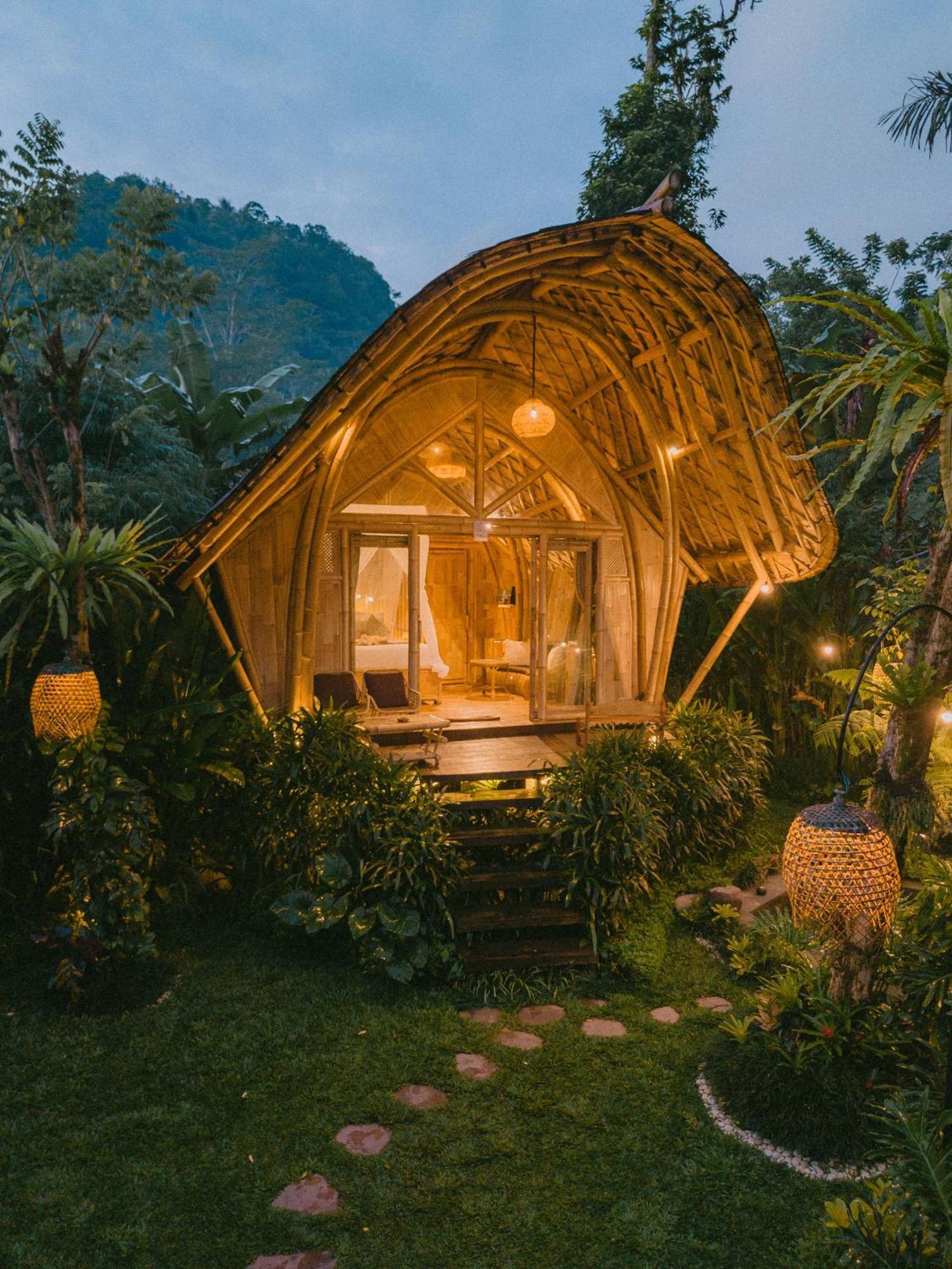 Villa Arcada Bali Bamboo House Sidemen  Exterior foto