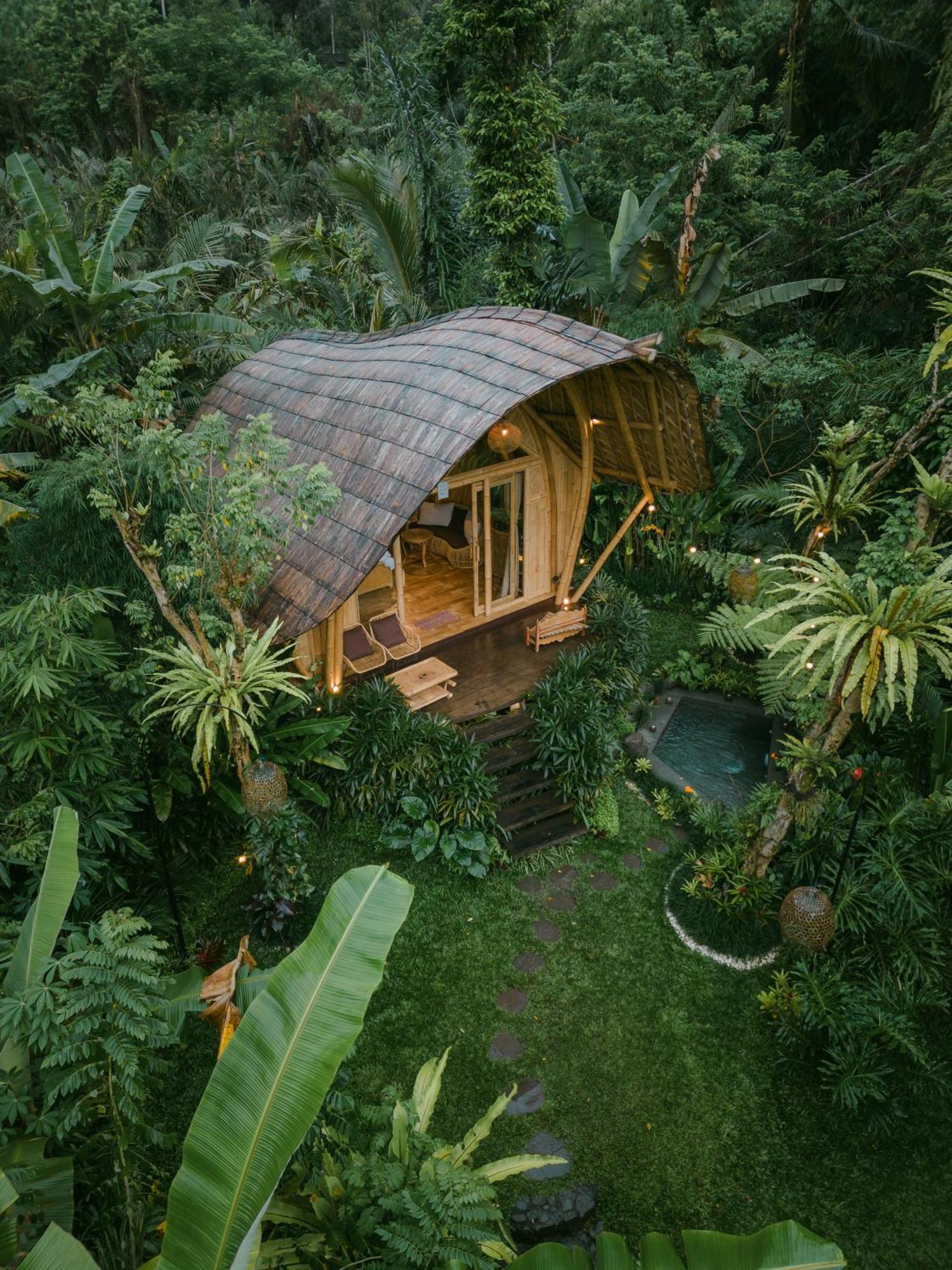 Villa Arcada Bali Bamboo House Sidemen  Exterior foto