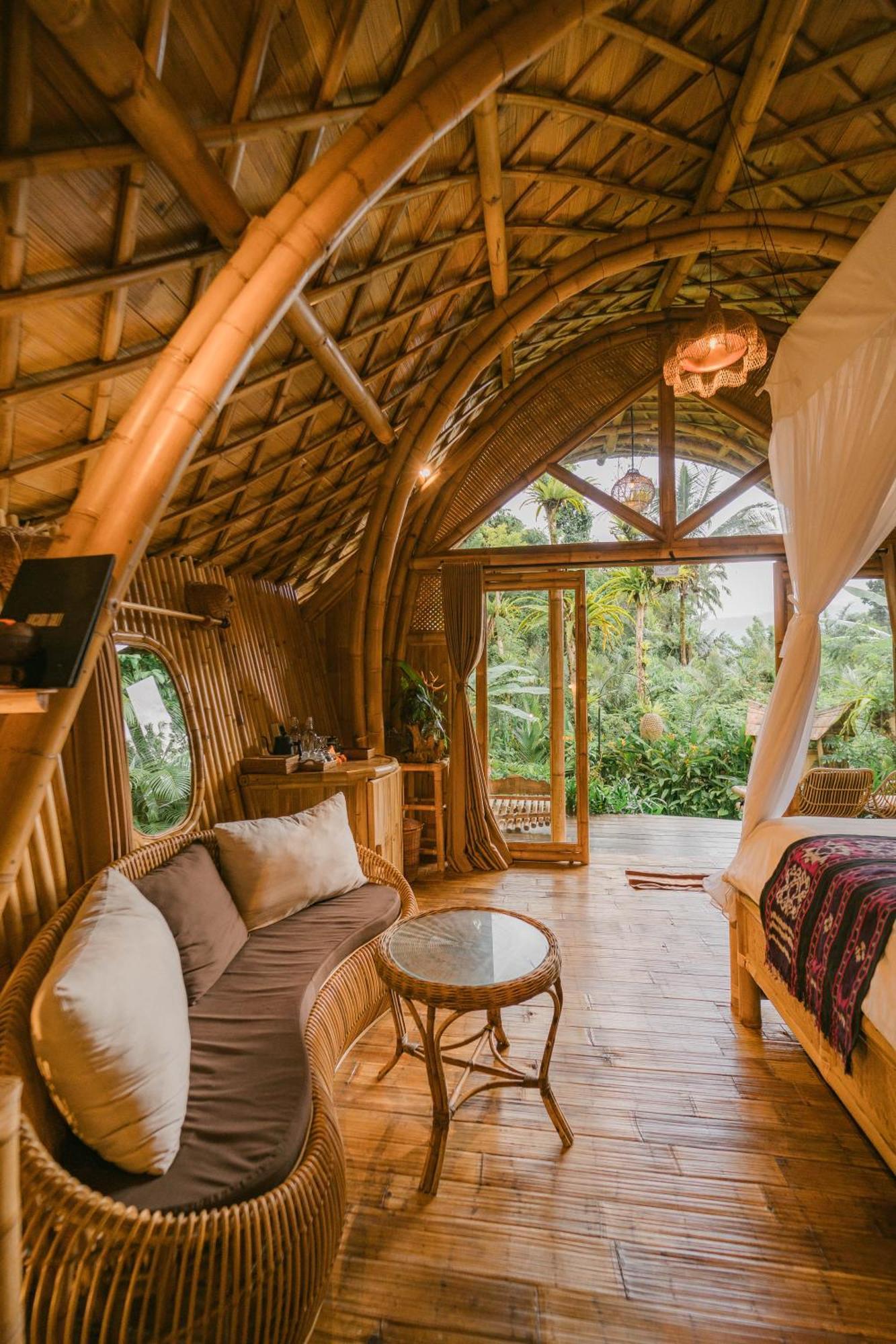 Villa Arcada Bali Bamboo House Sidemen  Exterior foto
