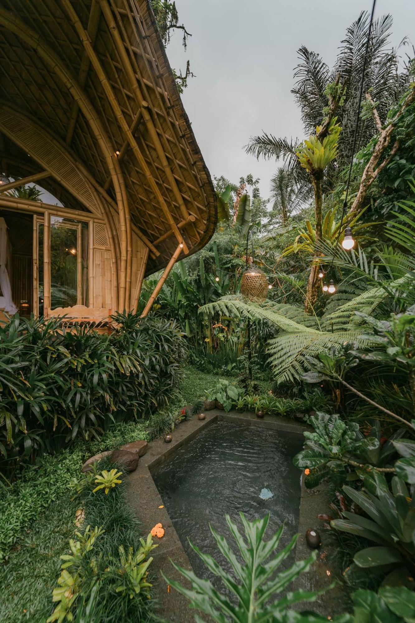 Villa Arcada Bali Bamboo House Sidemen  Exterior foto